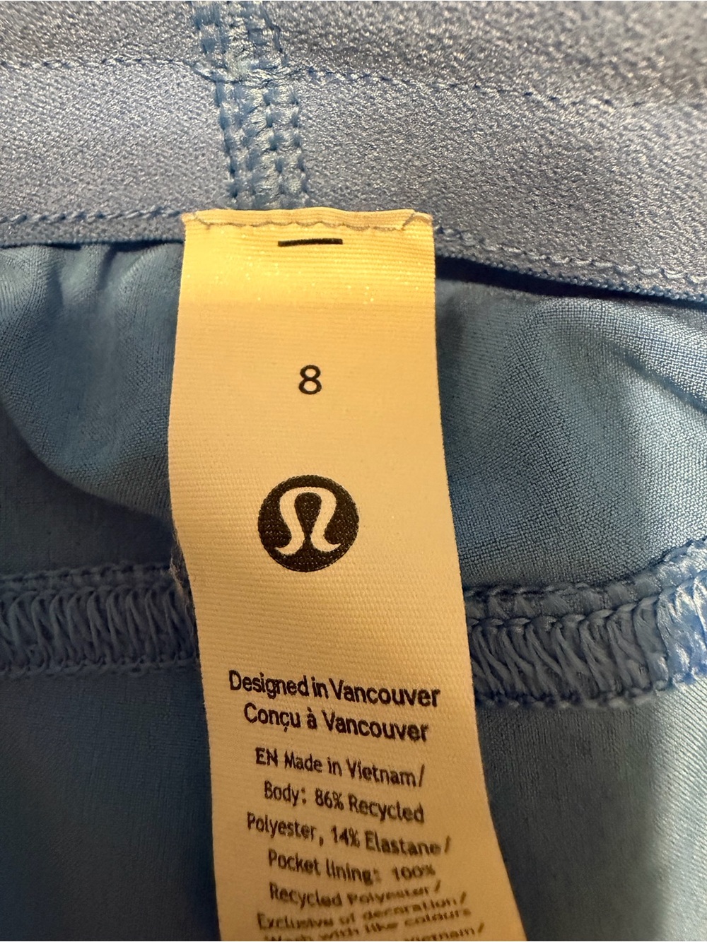 lululemon athletica Light Blue Wide-Leg Drawstring Pants - Picture 4 of 9
